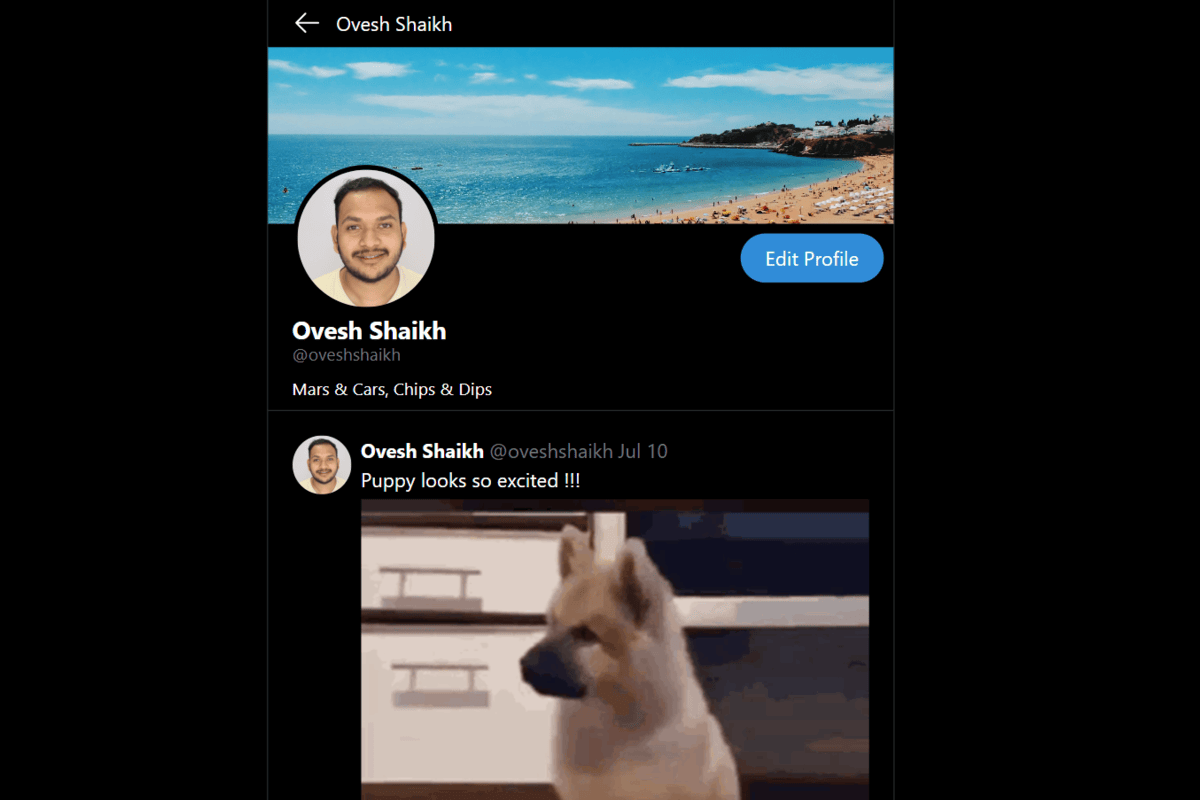 Twitter Clone Screenshot